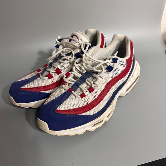 Nike Air Max 95 USA - CJ9926-100‎ shoes mens size 11.5 red white blue main image 6